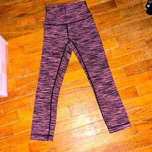Lululemon Like New High Times Space Dye,High rise nulux wunder under fill length